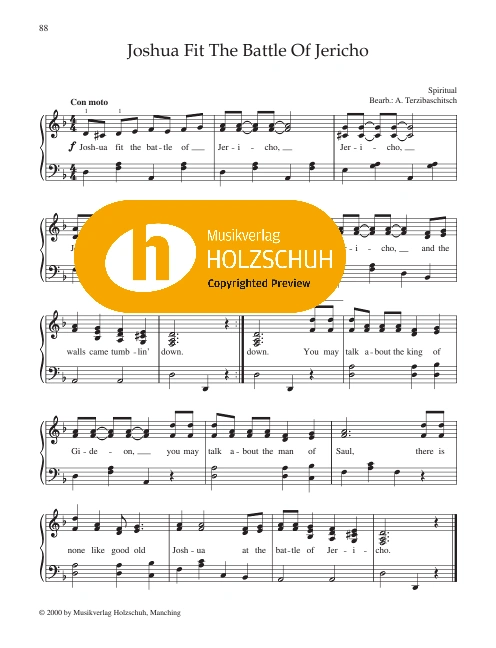 Joshua Fit The Battle Of Jericho